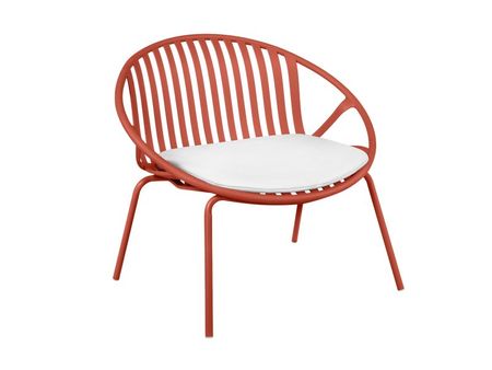 Кресло divanru Филлис Рогожка Терракотовый 10990₽