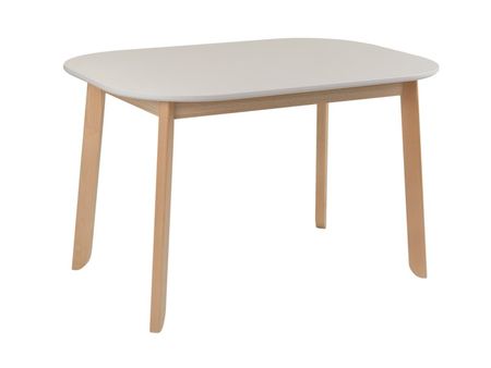 Кухонный стол divanru Овалис БелыйНатуральный 120x80 15990₽