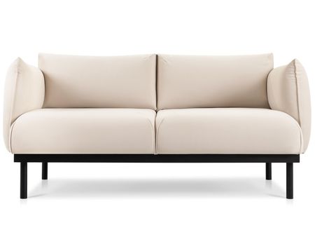 Диван прямой divanru Сорен Велюр Молочный 69990₽