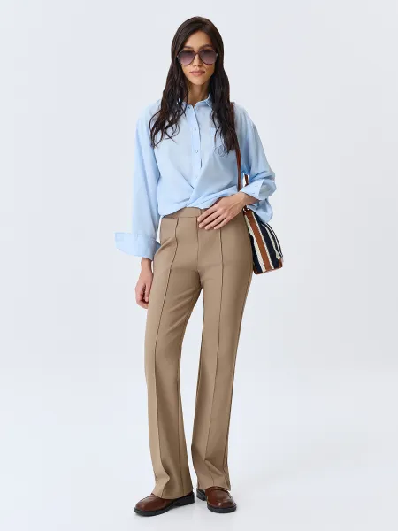 Брюки из джерси с простроченными стрелками SAVAGE 4599₽