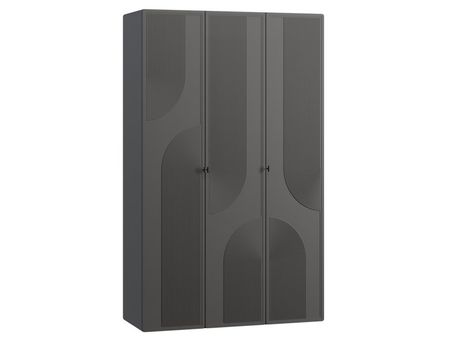 Распашной шкаф divanru Монсон 3-135х222 Графитовый 69990₽