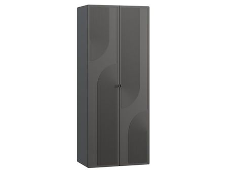 Распашной шкаф divanru Монсон 2-90х222 Графитовый 49990₽