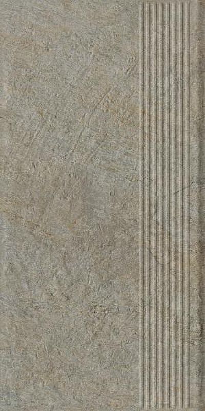 Ступень фронтальная Ceramika Paradyz Eremite Taupe Серый матовая 30x60 см