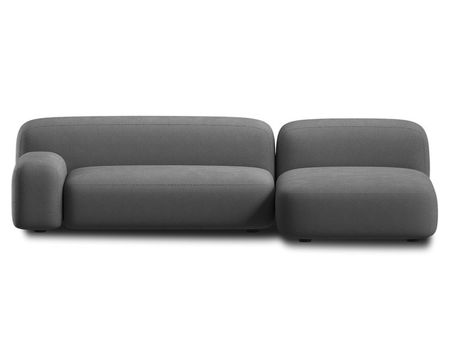 Диван модульный divanru Риббл 2 Букле Графитовый 131980₽
