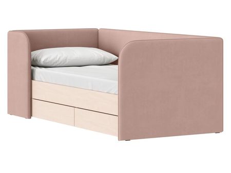 Детская кровать divanru Модди 90 Велюр Розовый 44990₽