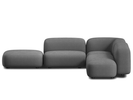 Диван модульный divanru Риббл 5 Букле Графитовый 199960₽