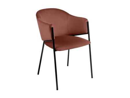 Стул divanru Элиза-1 Велюр Терракотовыйчерный 10990₽