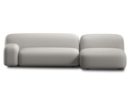 Диван модульный divanru Риббл 2 Букле Бежевый 131980₽