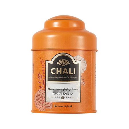 CHALI Feng Wu Nong Dan Hong Black Tea - Rich Aroma, 12g Can, Whole Box Packaging