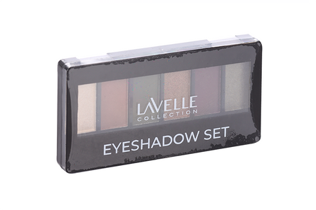 Тени LavelleCollection Eyeshadow set д/век палетка 6 цветов золотисто-зеленая тон 04
