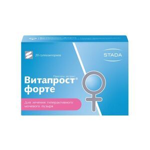 Витапрост форте Суппозитории ректальные 20 мг 20 шт