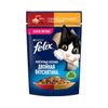 Влажный корм Felix Аппетитные кусочки для кошек, говядина и дом. птица в желе