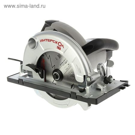 Пила дисковая «ИНТЕРСКОЛ» ДП-190/1600М, 220 В, 1600 Вт, 4800 об/мин, 190×20 мм, пропил 65 мм