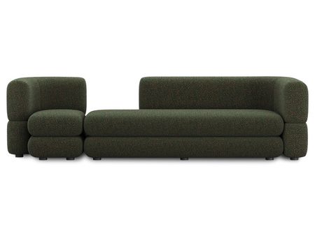 Диван модульный divanru Брера 5 Букле Зеленый 131980₽