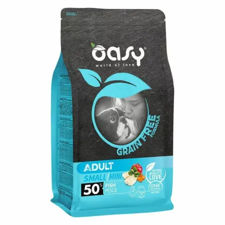 Oasy Dry Grain Free Small Mini Breed Professional сухой корм для взрослых собак мелких и миниатюрных пород беззерновой с рыбой 11927₽