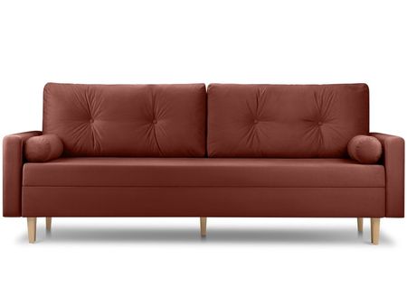Диван прямой divanru Нумо Велюр Терракотовый 39990₽
