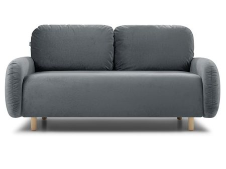 Диван прямой divanru Массе-М Мини Велюр Графитовый 49990₽