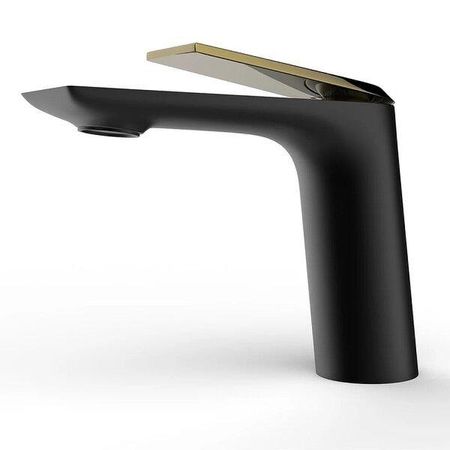 Смеситель для раковины Arrow AMP1145H цвет Черный матовый Золото 10890₽