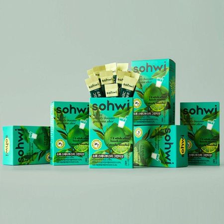 Сохуи Шот Зеленый чай 6 коробок (84 пакетика)