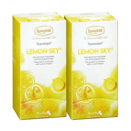 Ronnefeldt Lemon Sky Tea 25 Tea Bags x 2 Packs