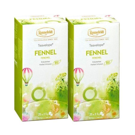 Ronnefeldt Fennel Tea 25 Tea Bags x 2 Packs