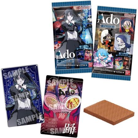 ПРЕДЗАКАЗ Совершенно новый Bandai Ado Вафля 20 шт. КОРОБКА Shokugan Конфета с Коллекцией Карт