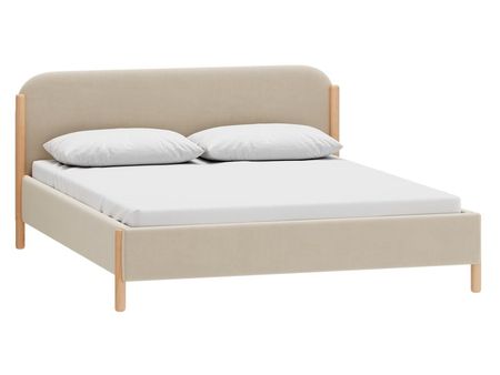 Кровать divanru Кейси 140 Велюр Бежевый 35990₽