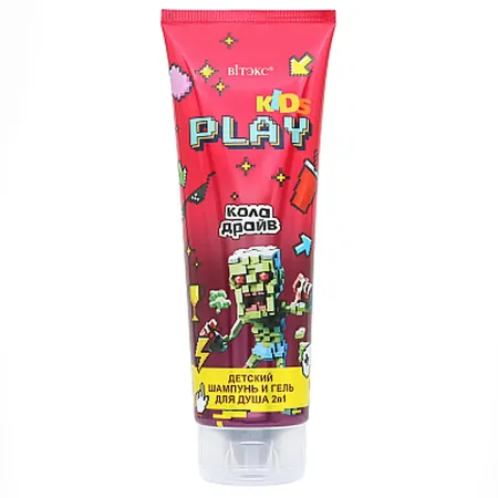 Шампунь и гель д/душа 2 в 1 KIDS PLAY