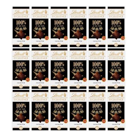 Шоколад темный Lindt Excellence Cacao 100% 50г x 18 плиток