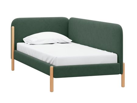 Кровать divanru Кейси 120 Велюр Оливковый 36990₽