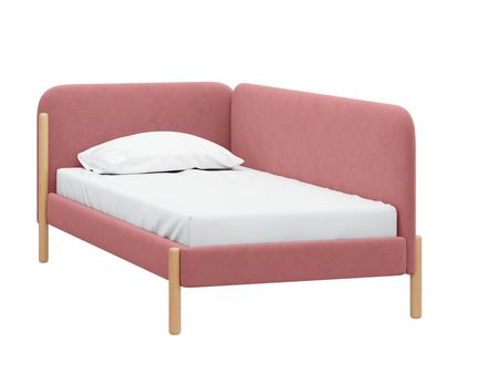 Кровать divanru Кейси 120 Велюр Розовый 36990₽
