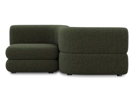 Диван модульный divanru Брера 2 Букле Зеленый 109980₽