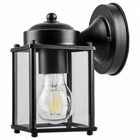 Светильник на штанге Feron Saffit PL200 11878 цвет плафонаподвески Прозрачный цвет арматуры Черный 2366₽