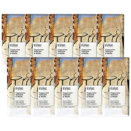 Vivani Cappuccino Chocolate 80g x 10 packs