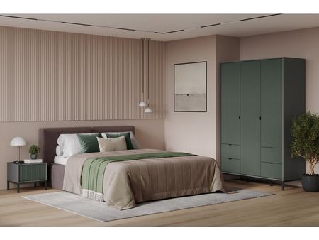 Спальня модульная divanru Трейвис 2 Темно-зеленый 145970₽