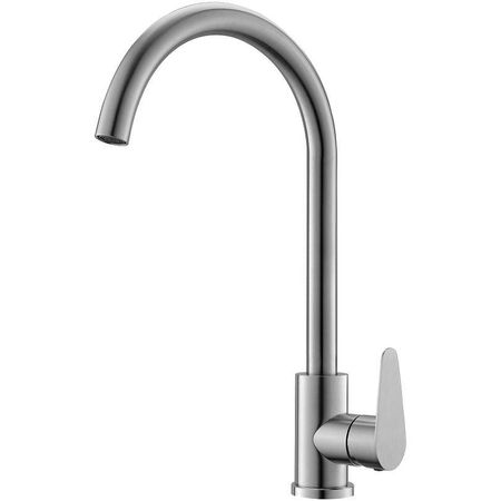 Смеситель для кухни Olives Olisan Steel ST1007 Нержавеющая сталь 1836₽