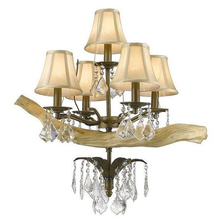 Люстра Wertmark W1tta WE30405503 цвет коричневый 14500₽