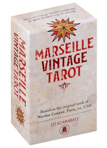None Marseille Vintage Tarot (78 Cards with Instructions)