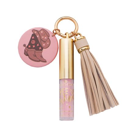 Блеск для губ ESSENCE YEE HAW! и украшение для ключей