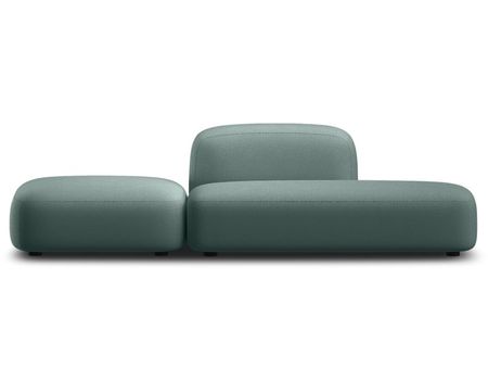 Диван модульный divanru Риббл 1 Букле Зеленый 78980₽