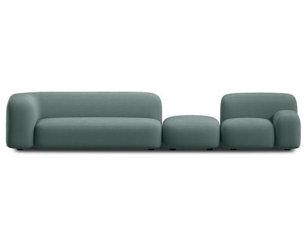 Диван модульный divanru Риббл 4 Букле Зеленый 158970₽
