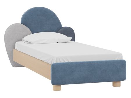 Кровать divanru Терри 90 Букле Голубой 34990₽