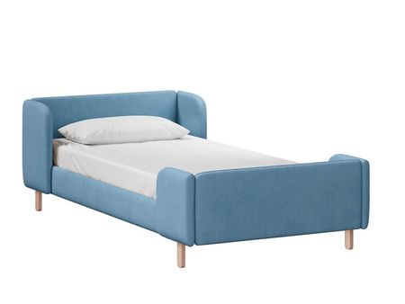 Детская кровать divanru Анджи 90 Вельвет Голубой 34990₽