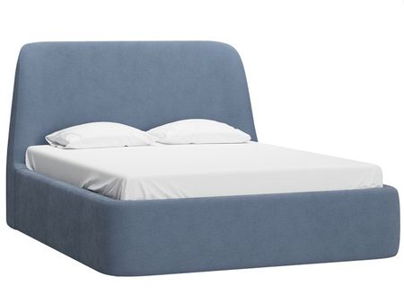 Кровать divanru Далти 160 Букле Голубой 62990₽