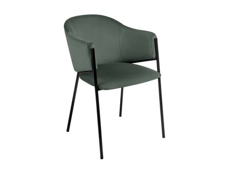 Стул divanru Элиза-1 Велюр ЗеленыйЧерный 10990₽