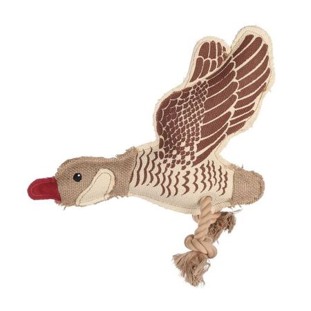 Flamingo игрушка с верёвкой для собак quotГусь quot джут коричневый 6х31х29 см 1474₽