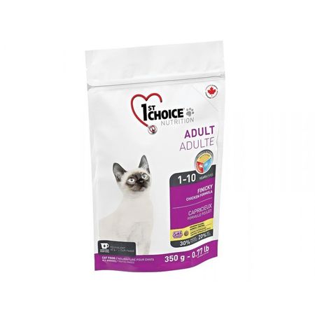 Сухой корм 1st Choice Finicky для привиредливых взрослых кошек с ЦЫПЛЕНКОМ - 350 г 800₽