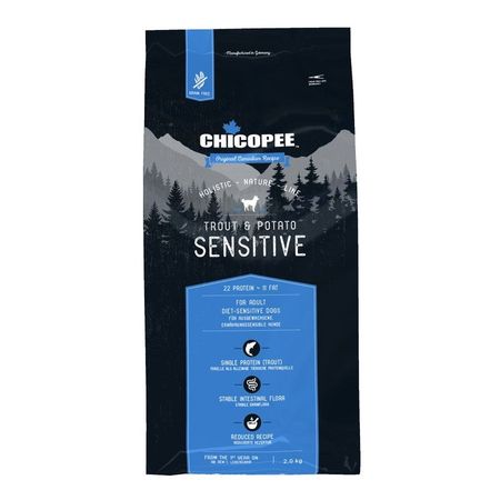 Chicopee HNL Soft Adult Trout  &amp; Potato корм для взрослых собак с чувствительным пищеварением, с ФОРЕЛЬЮ и картофелем / Chicopee HNL Sensitive, 2 кг