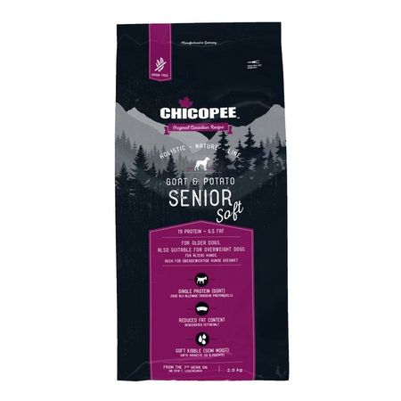 Chicopee HNL Soft Senior Goat amp Potato корм для собак старше 7 лет также подходит для животных с излишним весом с МЯСОМ КОЗЫ и картофелем 2770₽