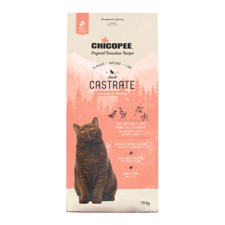 Chicopee CNL Cat Castrate Poultry сухой корм для стерилизованных кошек с МЯСОМ ПТИЦЫ 12286₽